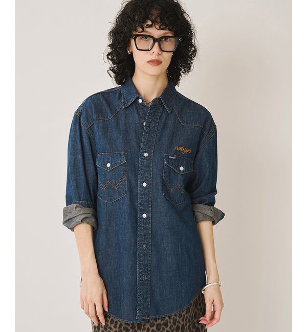  「《別注アイテム》【Wrangler】刺繍デニムシャツ」|シャツ・ブラウス|