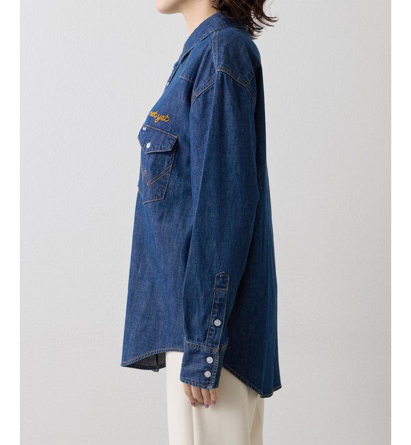  「《別注アイテム》【Wrangler】刺繍デニムシャツ」|シャツ・ブラウス|