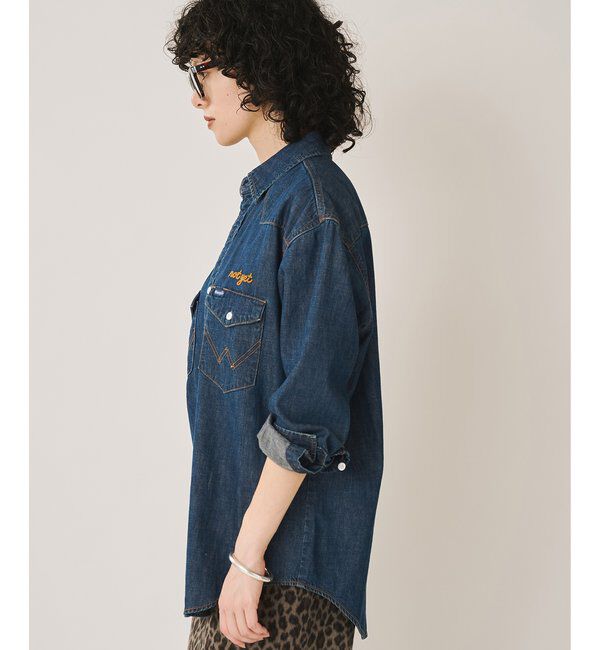  「《別注アイテム》【Wrangler】刺繍デニムシャツ」|シャツ・ブラウス|