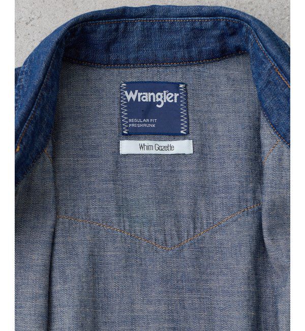  「《別注アイテム》【Wrangler】刺繍デニムシャツ」|シャツ・ブラウス|