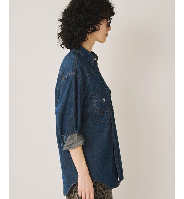  「《別注アイテム》【Wrangler】刺繍デニムシャツ」|シャツ・ブラウス|