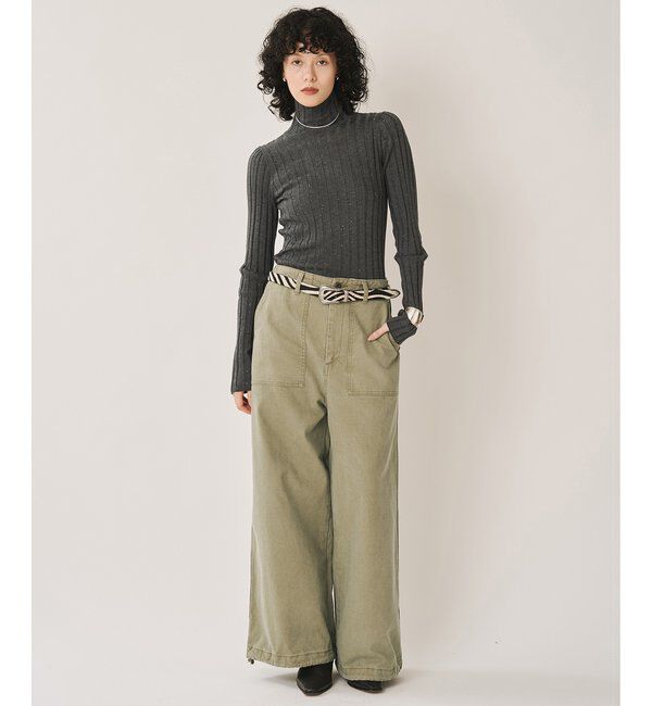 「《別注アイテム》【Wrangler】ゼブラヘアーベルト」|ベルト|