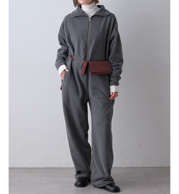 THE PAUSE「【THE PAUSE】フリースジップジャンプスーツ＜WEB限定＞」|ワンピース|