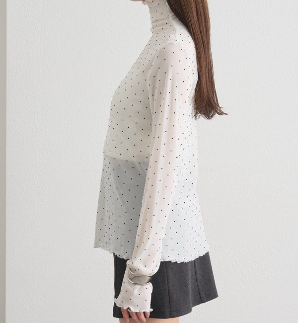  「シアードットハイネックロンT」|Tシャツ・カットソー|