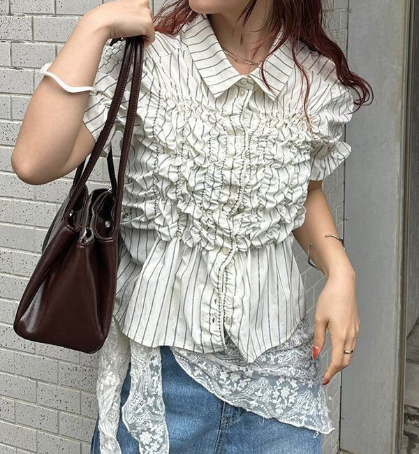  「26AWシャーリングシェイプシャツ」|シャツ・ブラウス|