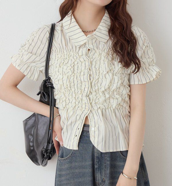  「26AWシャーリングシェイプシャツ」|シャツ・ブラウス|