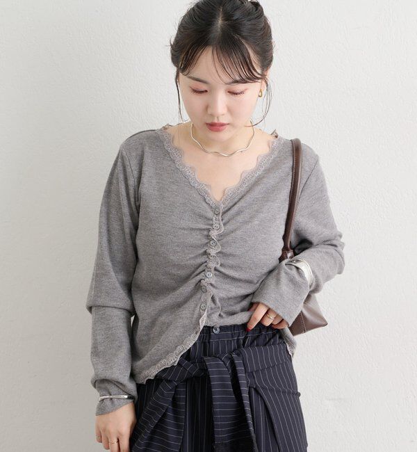  「26AWギャザーリブカーディガン」|Tシャツ・カットソー|