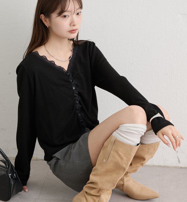 「26AWギャザーリブカーディガン」|Tシャツ・カットソー|