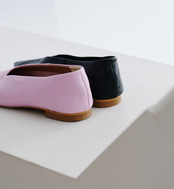  「【再入荷】ポインテッドレザーシューズ」|パンプス|