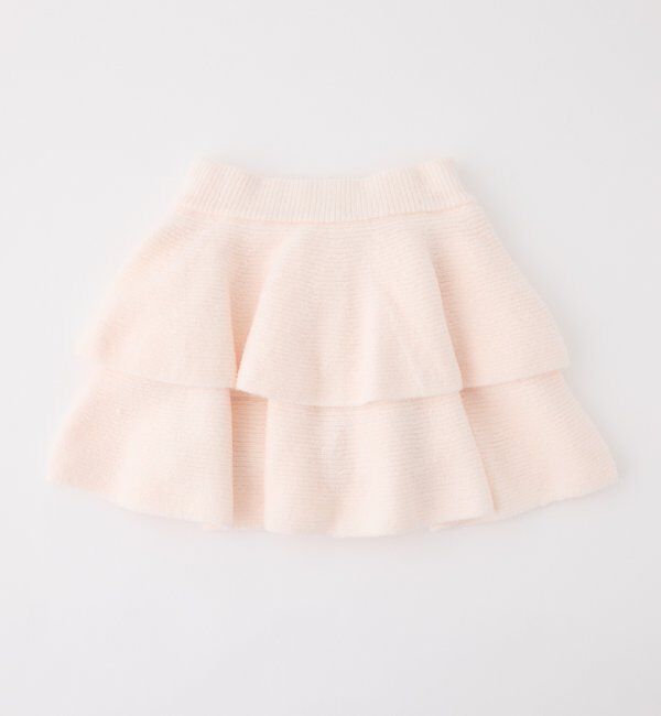  「【WEB限定カラーあり】マシュマロニットミニスカート」|スカート|