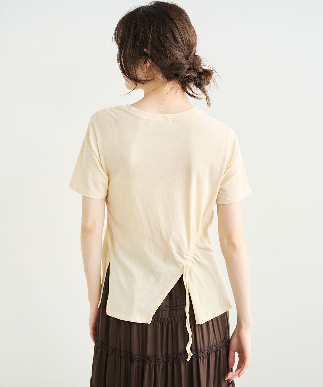 COCO DEAL「サイドドロストイレヘムTシャツ」|Tシャツ・カットソー|