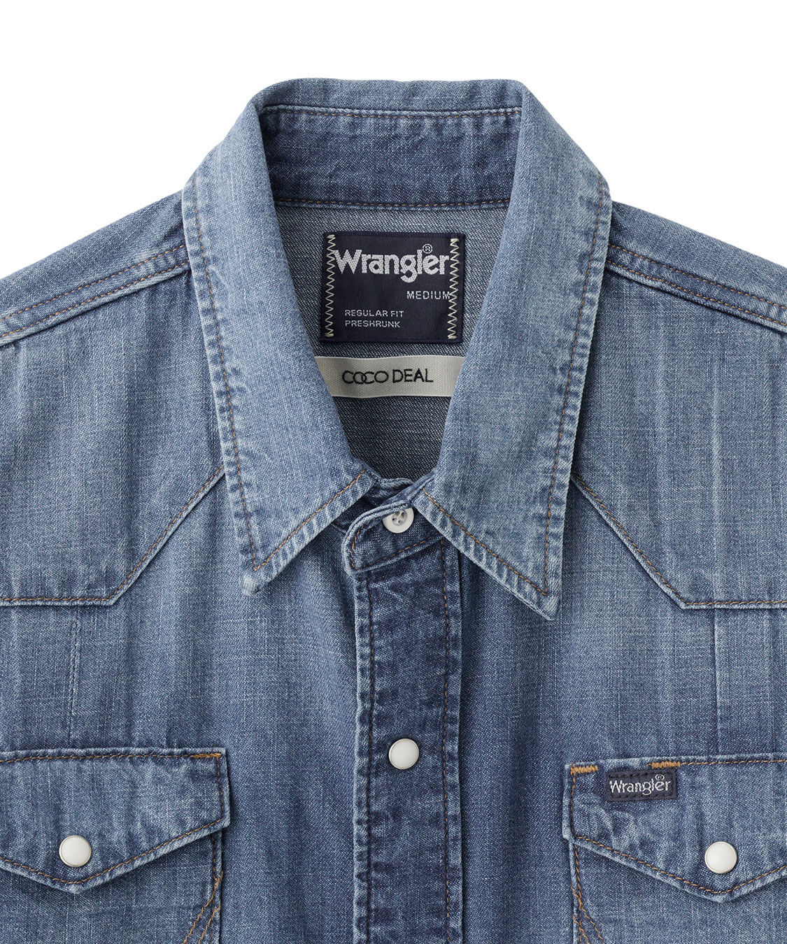 COCO DEAL「《COCO DEAL/Wrangler》ウエストタックデニムシャツ」|シャツ・ブラウス|