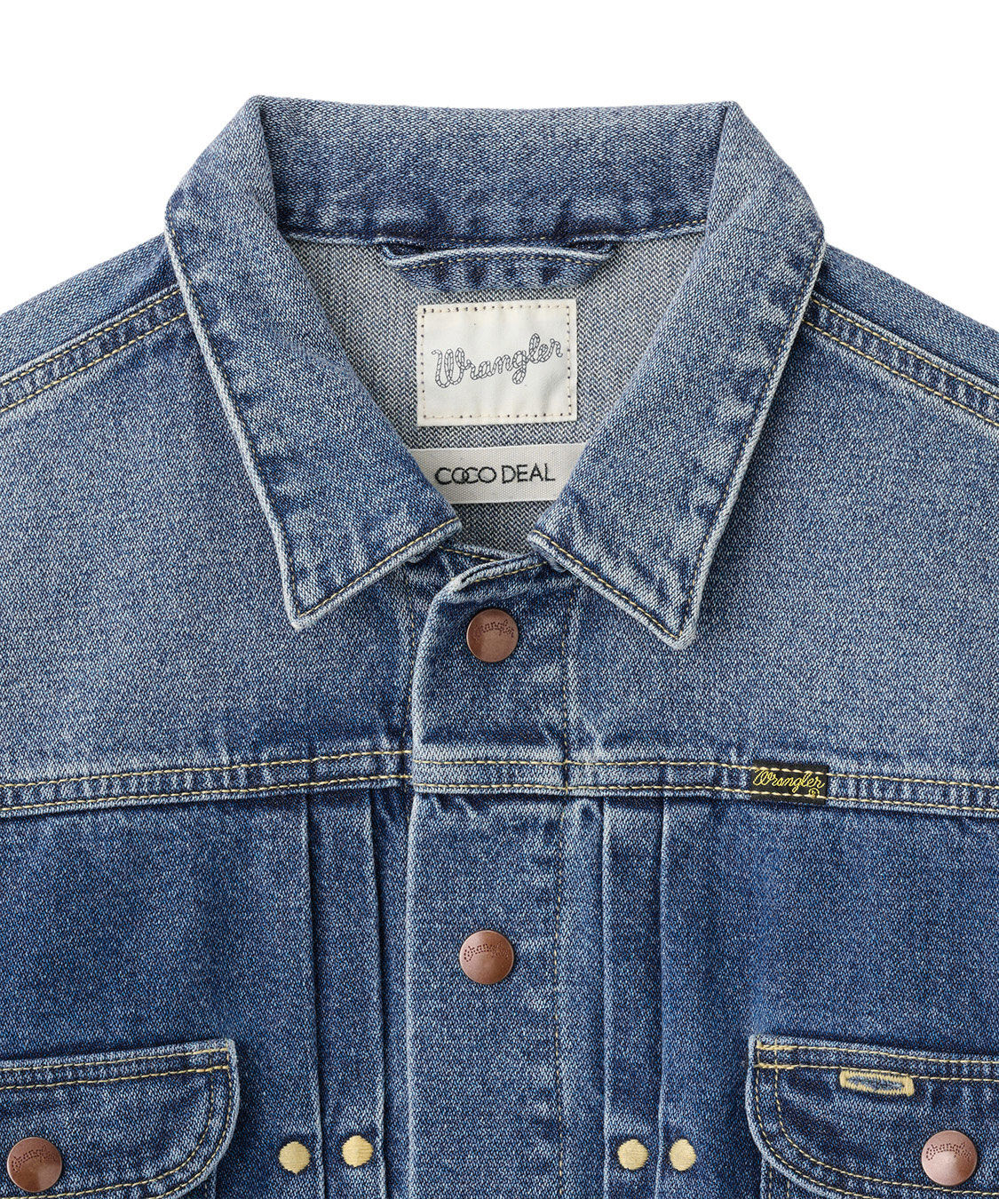 COCO DEAL「《COCO DEAL/Wrangler》カットオフショートGジャン」|デニムジャケット|