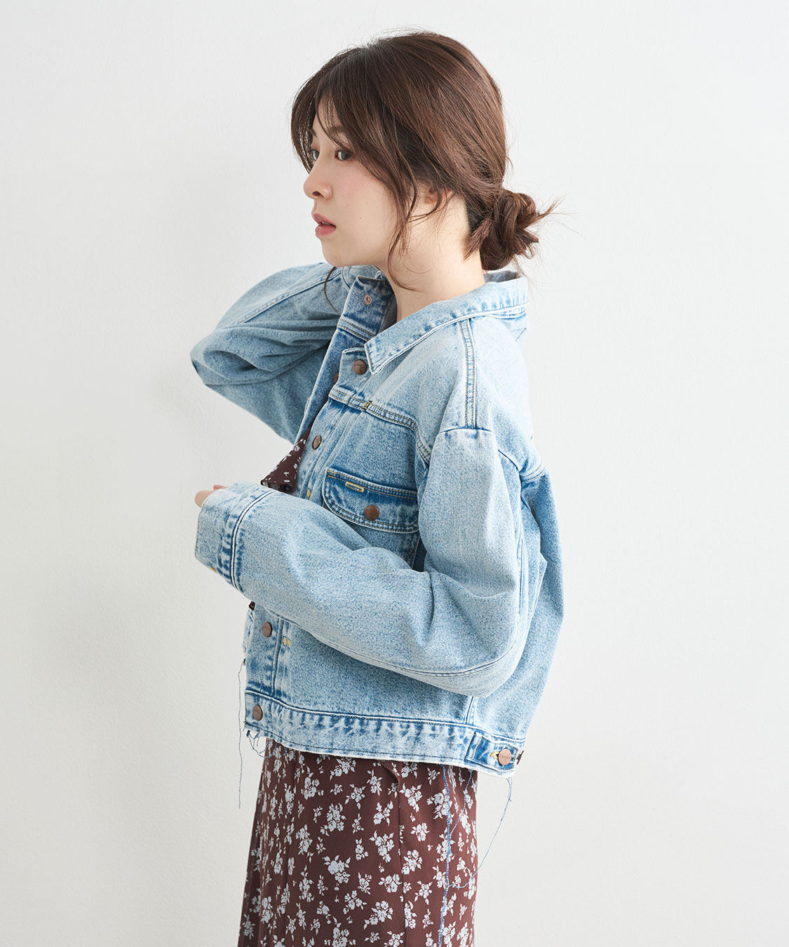 COCO DEAL「《COCO DEAL/Wrangler》カットオフショートGジャン」|デニムジャケット|