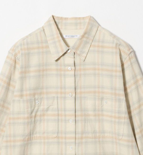 BEAUTY&YOUTH UNITED ARROWS「コットン コーデュロイ チェック シャツ」|シャツ・ブラウス|