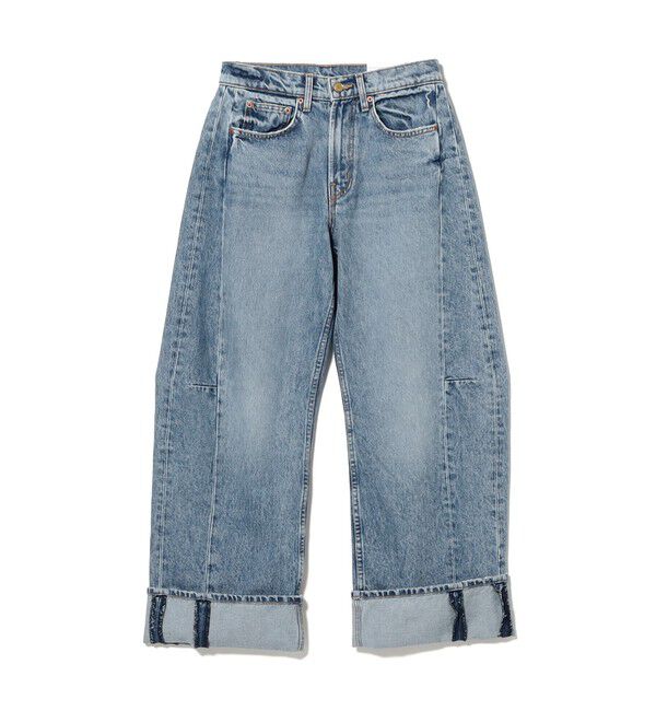 BEAMS SELECTION for WOMEN「B SIDES / RELAXED CUFFED LASSO デニムパンツ JANE WASH」|デニム|