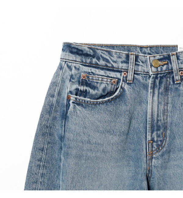 BEAMS SELECTION for WOMEN「B SIDES / RELAXED CUFFED LASSO デニムパンツ JANE WASH」|デニム|