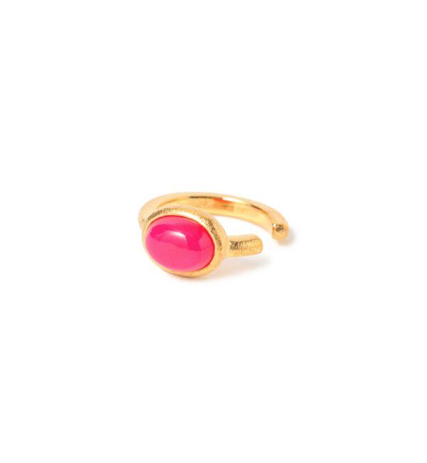 BEAMS SELECTION for WOMEN「Fruitsjolie / パープルピンク カルセドニー イヤーカフ」|その他|