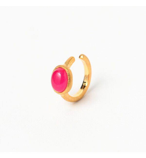 BEAMS SELECTION for WOMEN「Fruitsjolie / パープルピンク カルセドニー イヤーカフ」|その他|