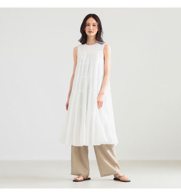 BEAMS SELECTION for WOMEN「【別注】MARIHA / ミューズのワンピース ショート ソリッド」|ワンピース|