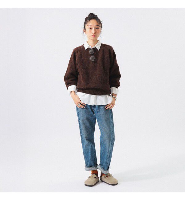 BEAMSBOY「【別注】Nor&rsquo;Easterly / ビッグ クルー ネック」|ニット・セーター|