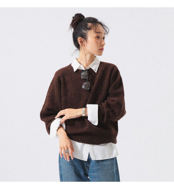 BEAMSBOY「【別注】Nor&rsquo;Easterly / ビッグ クルー ネック」|ニット・セーター|