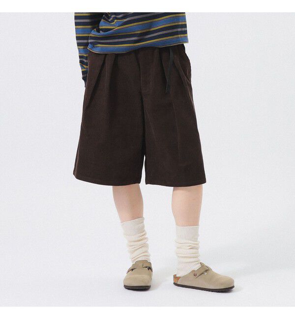 BEAMS SELECTION for WOMEN「【別注】Gramicci for BEAMS BOY / コーデュロイ ワイド ショートパンツ」|その他|