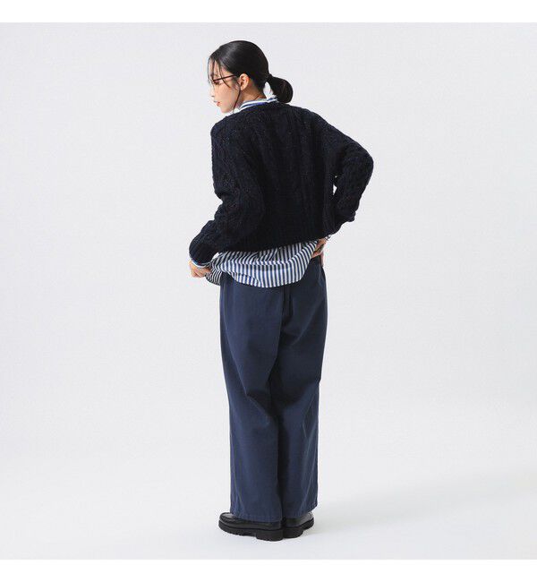 BEAMS SELECTION for WOMEN「【別注】Gramicci for BEAMS BOY / 2プリーツ ワイドパンツ」|チノ|