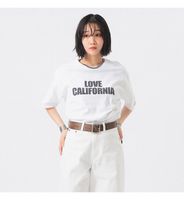 BEAMS SELECTION for WOMEN「【別注】BO SPORT / PHOTO TEE」|Tシャツ・カットソー|WHITE