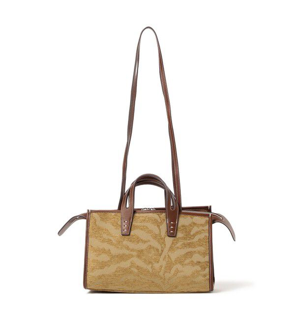 BEAMS SELECTION for WOMEN「A VACATION / ZEBRA SABRINA トートバッグ」|トートバッグ|COGNAC ZEBRA