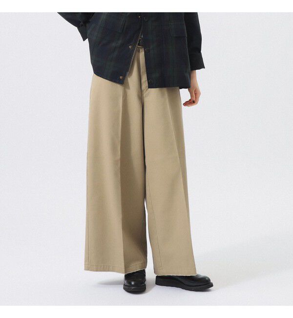 BEAMS SELECTION for WOMEN「【別注】Dickies / ベーシック ワーク パンツ」|チノ|BEIGE
