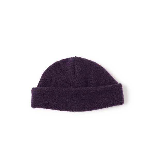 BEAMS SELECTION for WOMEN「cableami / リサイクル ウール ワッチ キャップ」|その他|PURPLE