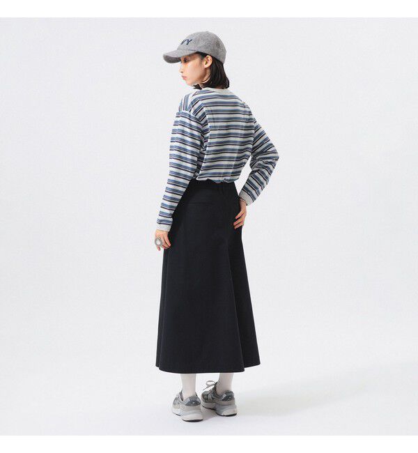 BEAMS SELECTION for WOMEN「【別注】LACOSTE for BEAMS BOY / マルチ ボーダー Tシャツ」|Tシャツ・カットソー|
