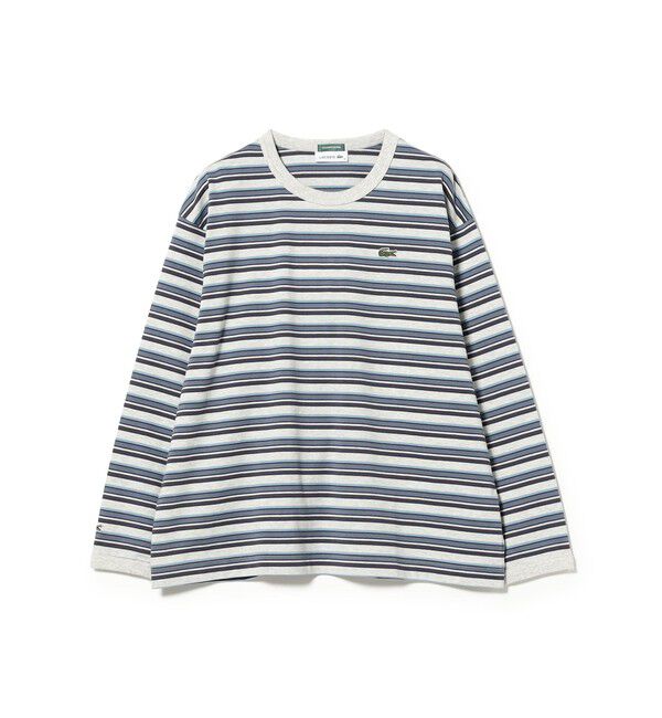 BEAMS SELECTION for WOMEN「【別注】LACOSTE for BEAMS BOY / マルチ ボーダー Tシャツ」|Tシャツ・カットソー|