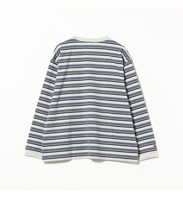 BEAMS SELECTION for WOMEN「【別注】LACOSTE for BEAMS BOY / マルチ ボーダー Tシャツ」|Tシャツ・カットソー|