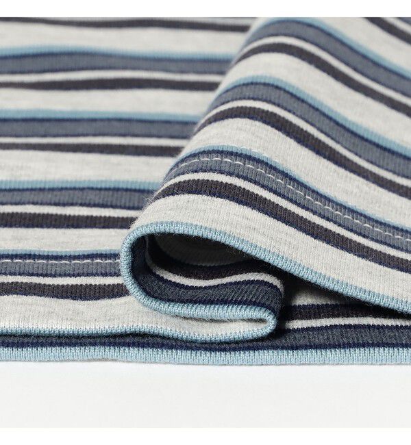 BEAMS SELECTION for WOMEN「【別注】LACOSTE for BEAMS BOY / マルチ ボーダー Tシャツ」|Tシャツ・カットソー|