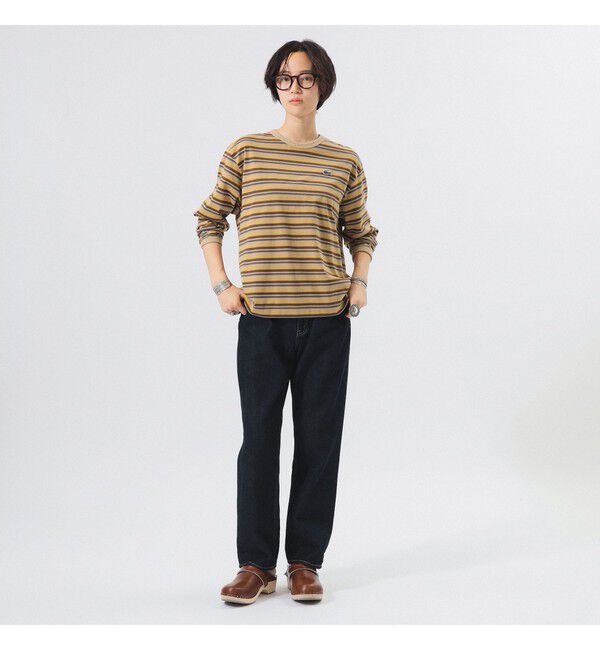 BEAMS SELECTION for WOMEN「【別注】LACOSTE for BEAMS BOY / マルチ ボーダー Tシャツ」|Tシャツ・カットソー|