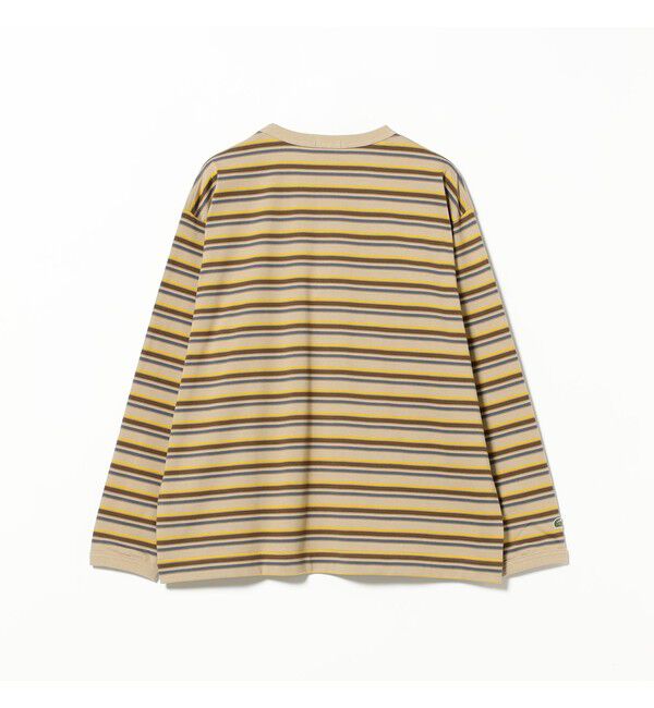 BEAMS SELECTION for WOMEN「【別注】LACOSTE for BEAMS BOY / マルチ ボーダー Tシャツ」|Tシャツ・カットソー|