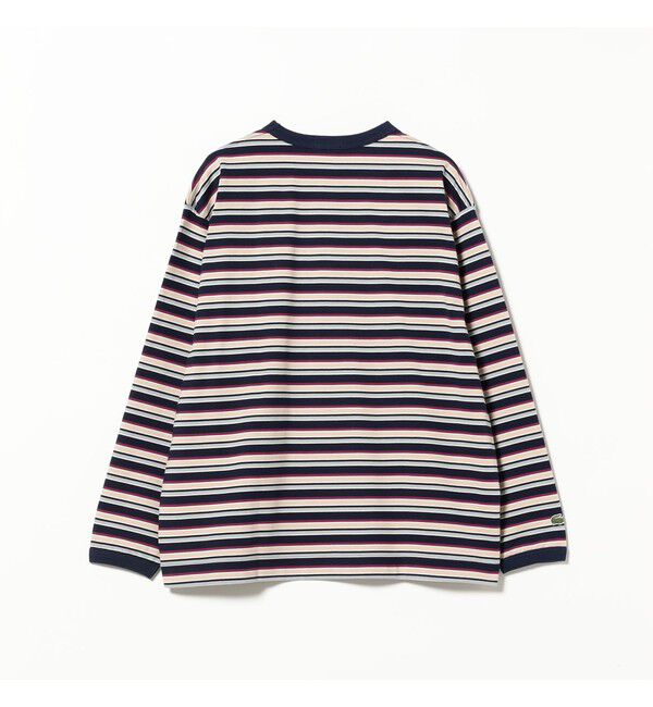 BEAMS SELECTION for WOMEN「【別注】LACOSTE for BEAMS BOY / マルチ ボーダー Tシャツ」|Tシャツ・カットソー|