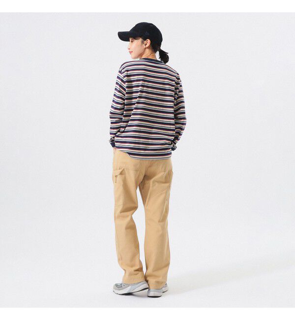 BEAMS SELECTION for WOMEN「【別注】LACOSTE for BEAMS BOY / マルチ ボーダー Tシャツ」|Tシャツ・カットソー|