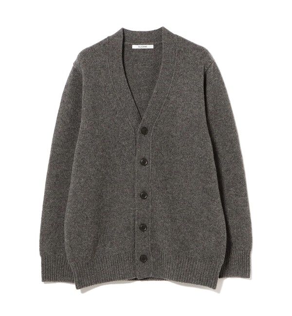BEAMS SELECTION for WOMEN「【別注】SLOANE &times; Demi-Luxe BEAMS / 5ゲージ ジーロンラム Vネック カーディガン」|カーディガン|