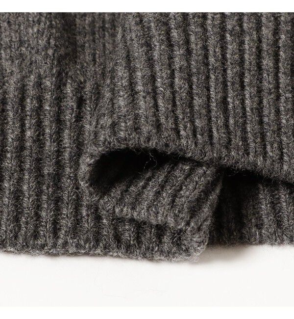 BEAMS SELECTION for WOMEN「【別注】SLOANE &times; Demi-Luxe BEAMS / 5ゲージ ジーロンラム Vネック カーディガン」|カーディガン|