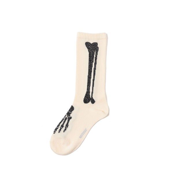BEAMS SELECTION for WOMEN「ROSTER SOX / MLB BONE SOX」|ソックス|WHITE