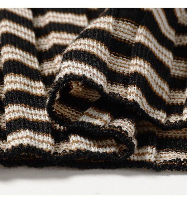 BEAMS SELECTION for WOMEN「【別注】BATONER &times; Demi-Luxe BEAMS / ポロ ボーダー カーディガン」|カーディガン|