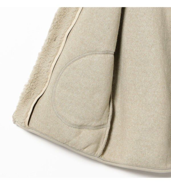 BEAMS SELECTION for WOMEN「【別注】Gymphlex / ボア ボタン ベスト」|ベスト・ジレ|