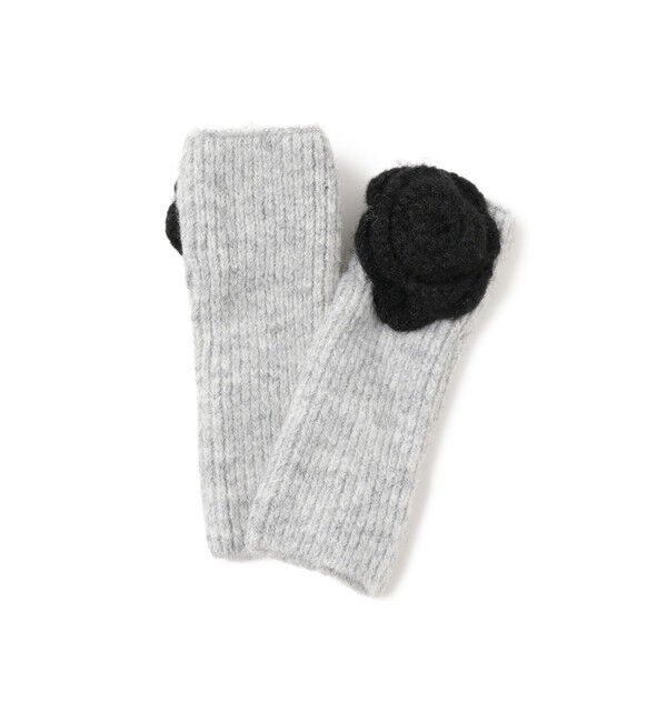 Ray BEAMS 「【別注】Casselini &times; Ray BEAMS / フラワー ニット グローブ」|手袋|