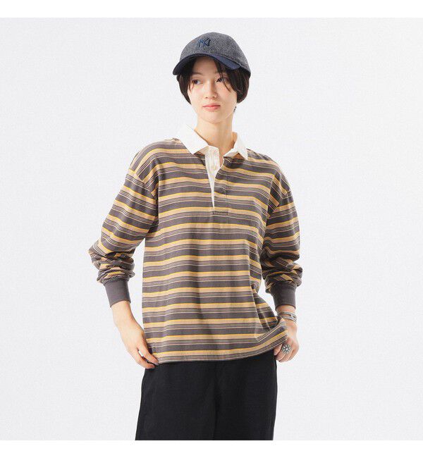 BEAMSBOY「ラグビー ジャージー ロング スリーブ」|Tシャツ・カットソー|BROWN