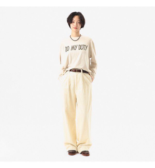 BEAMS SELECTION for WOMEN「【別注】WAREHOUSE & CO. / プリント ロングスリーブ Tシャツ」|Tシャツ・カットソー|