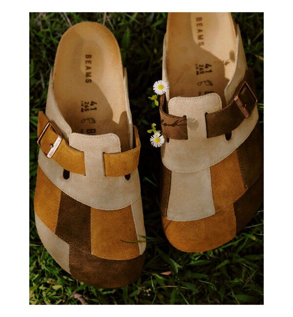 BEAMS SELECTION for WOMEN「 【別注】BIRKENSTOCK &times; BEAMS BOY / BOSTON PATCH WORK」|サンダル|