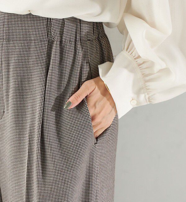 SHIPS for women「《一部予約》【実力派ベーシック】〈手洗い可能〉メルティ ウォーム タック ワイド パンツ」|その他|